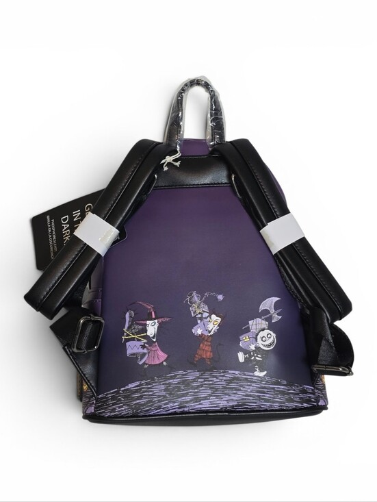 Loungefly NBC Lock Shock Barrel Glow Bathtub Mini Backpack NWT Disney main image 2